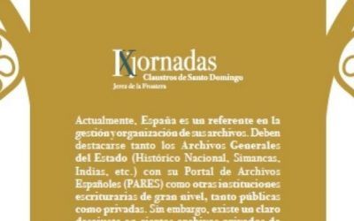 IX Jornadas Archivos privados y conventos. Jerez de la Frontera