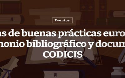 Jornades de bones pràctiques europees en patrimoni bibliogràfic i documental. Universitat de Barcelona